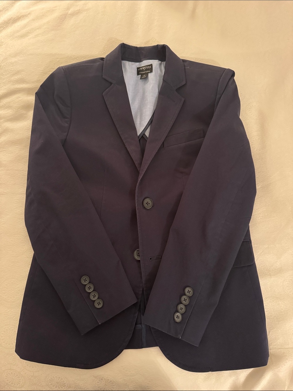 J. Crew Navy Blue Kids' Thompson Two-Button Blazer
